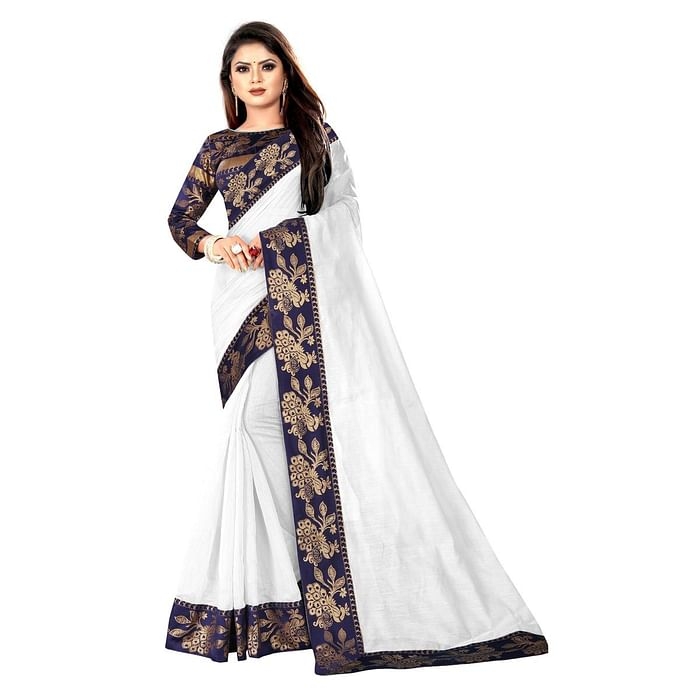 Peachmode linen saree